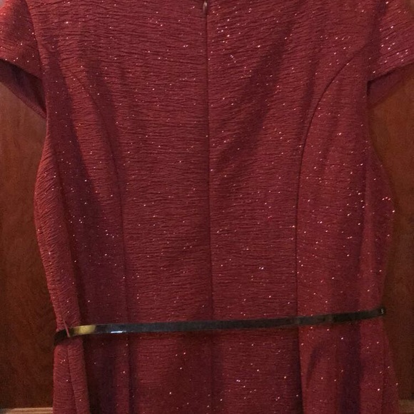 Red Sparkle Cocktail Dress - Picture 4 of 6